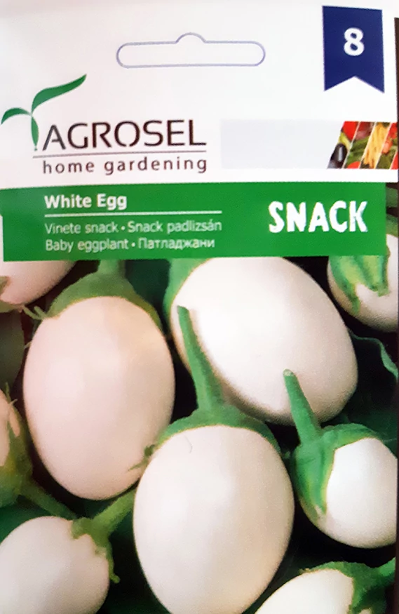 Agrosel White egg Fehér padlizsán snack 1g