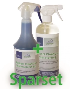 Biohort CleanLine takarító készlet 1000 ml + 750 ml (tisztítás+állagmegőrzés)