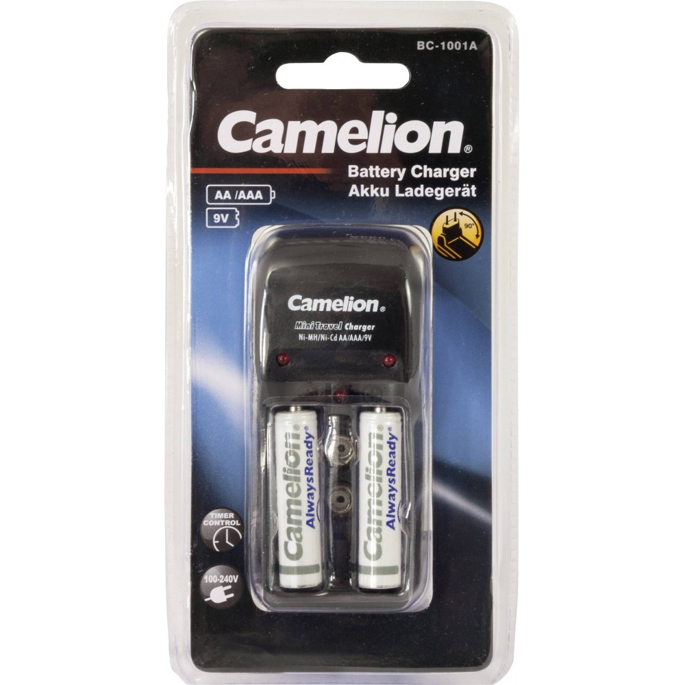 Camelion 2x800 AAA elem+töltő BC1001A www.kertesontozes.hu