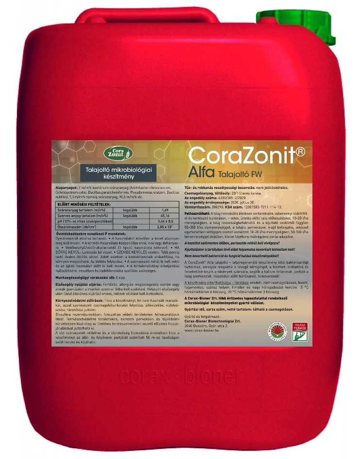 Cora Zonit Omega Tarlóbontó FW 20l