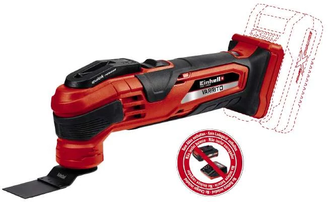 Einhell PXC Varrito Solo akkus multicsiszoló, 18V, 6db tartozékkal 