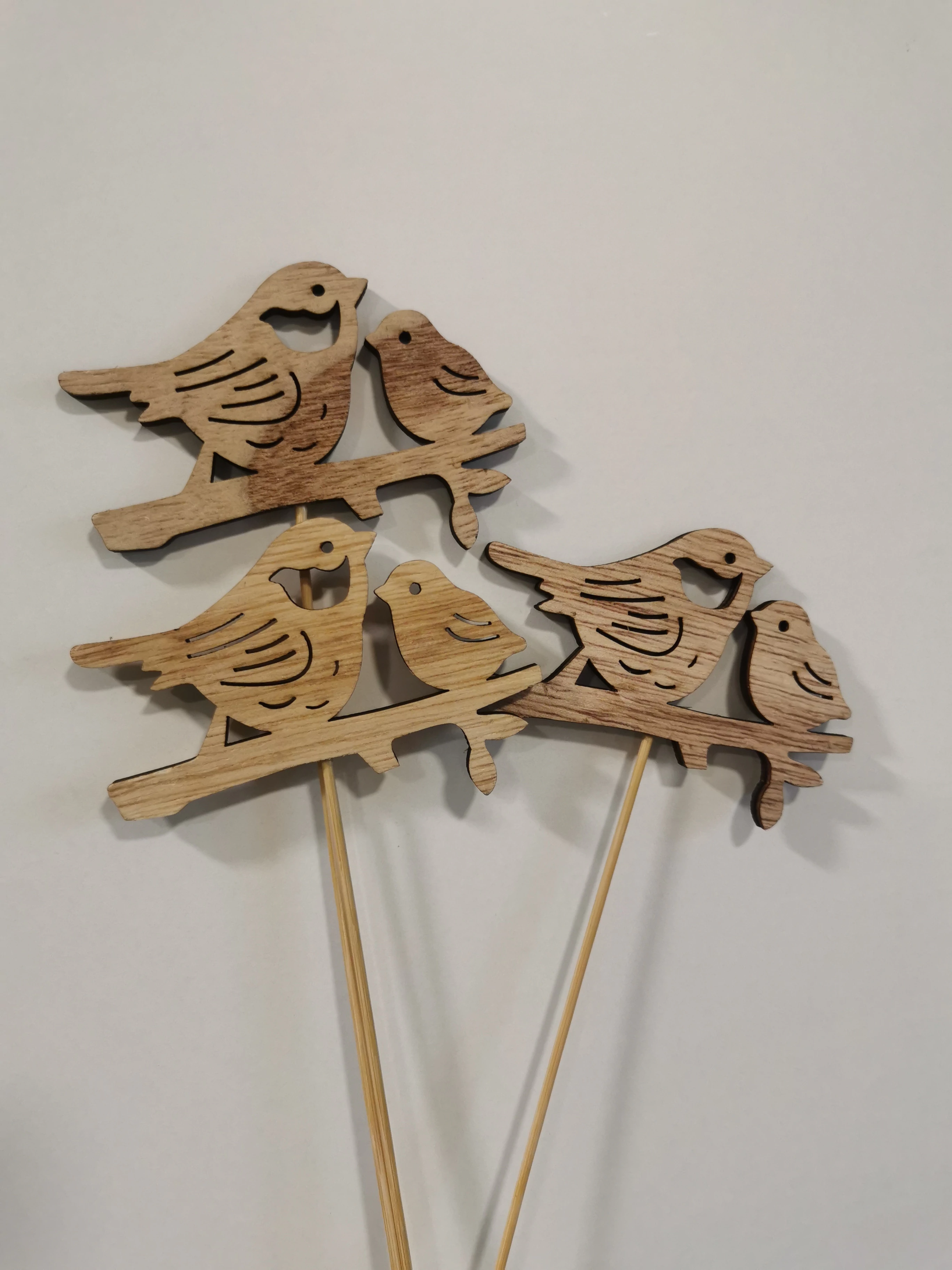 Madarak betűzős fa natúr szín