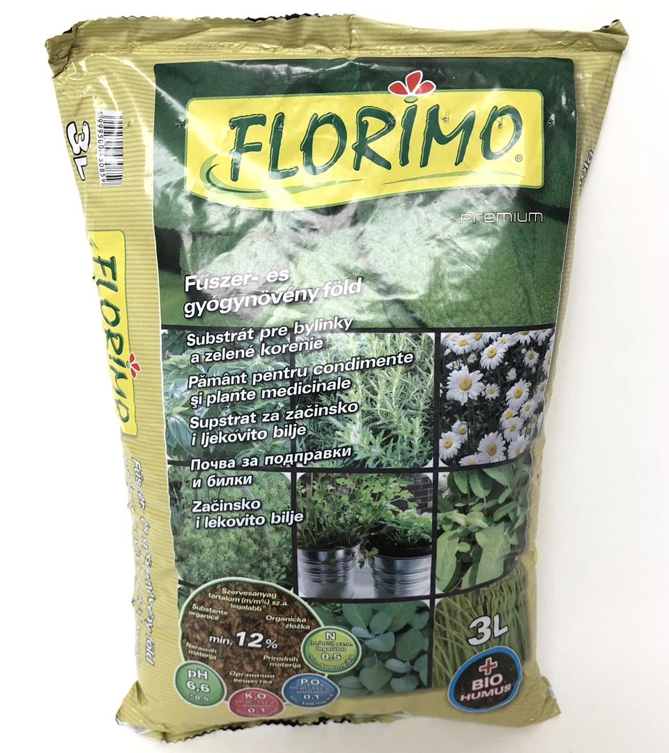 Florimo fűszer-gyógynövény virágföld 3l