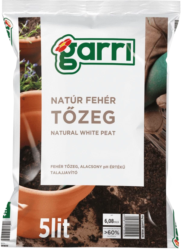 Garri fehér tőzeg 10L