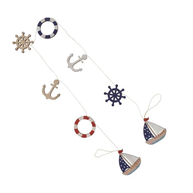 hajó,vasmacska girland