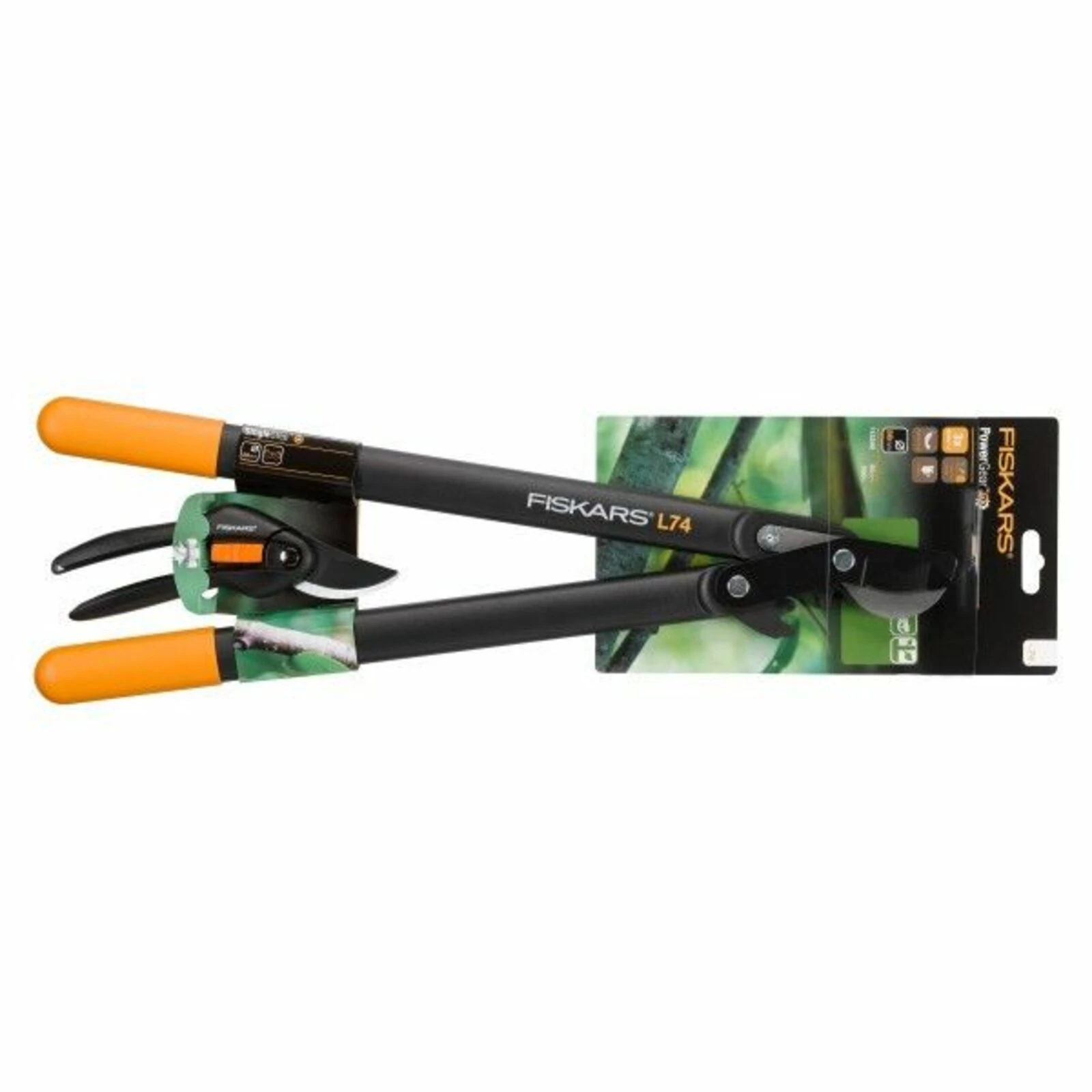 Fiskars Solid PowerGear ágvágó L74 +metszőolló P26