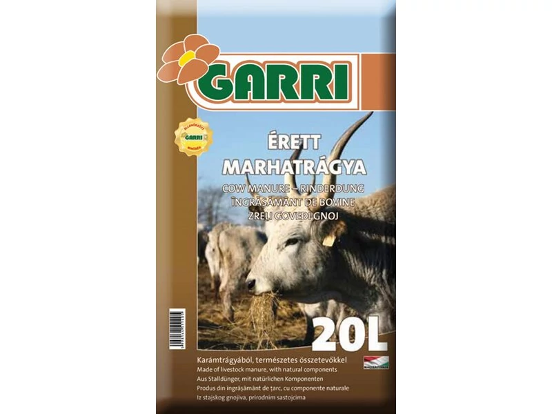 Garri szarvasmarha trágya 20l