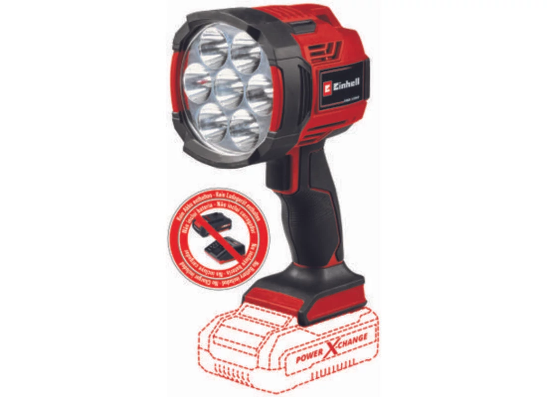 EINHELL PXC TE-CL 18/2500 LIAC-SOLO AKKUS MUNKALÁMPA, 18V, 2500LM 