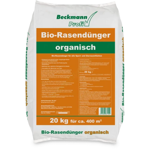 Beckmann szerves BIO gyeptrágya 20Kg 9+3+6 + 60 % szerves anyag tartalom