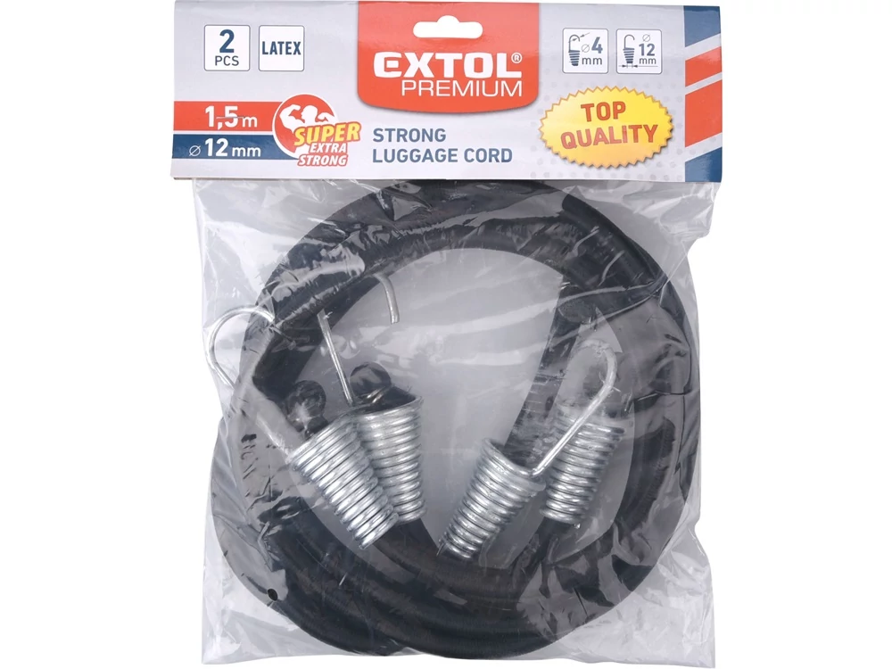 Extol Gumipók 2-db extra erős 150cmx12mm