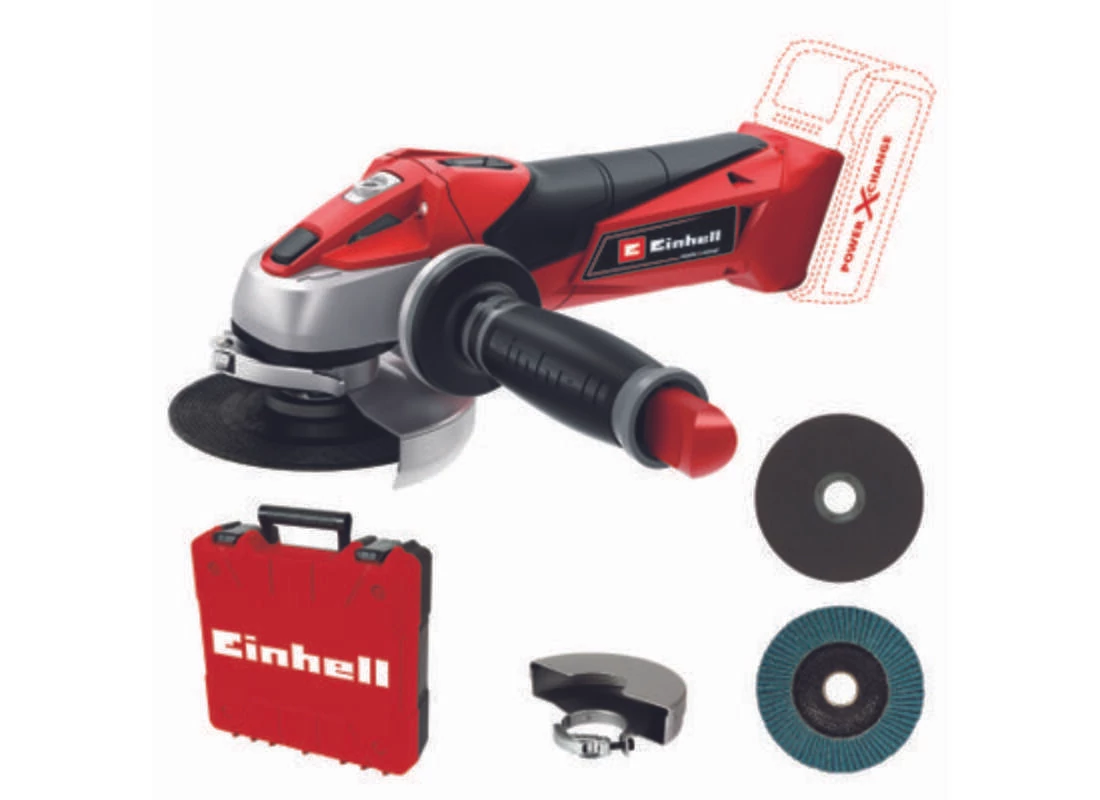 EINHELL PXC TE-AG 18/115 LI - SOLO ACC AKKUS SAROKCSISZOLÓ, 18V, 112MM