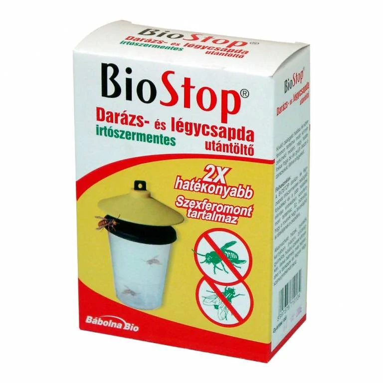 Biostop darázs és légycsapda utántöltő 3x15ml