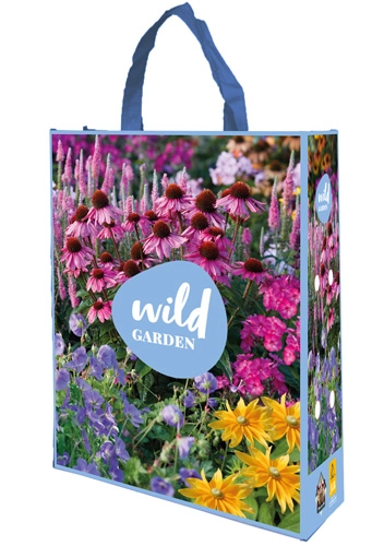 Jub shopping bag Wild garden perennials - Táska virághagymákkal 