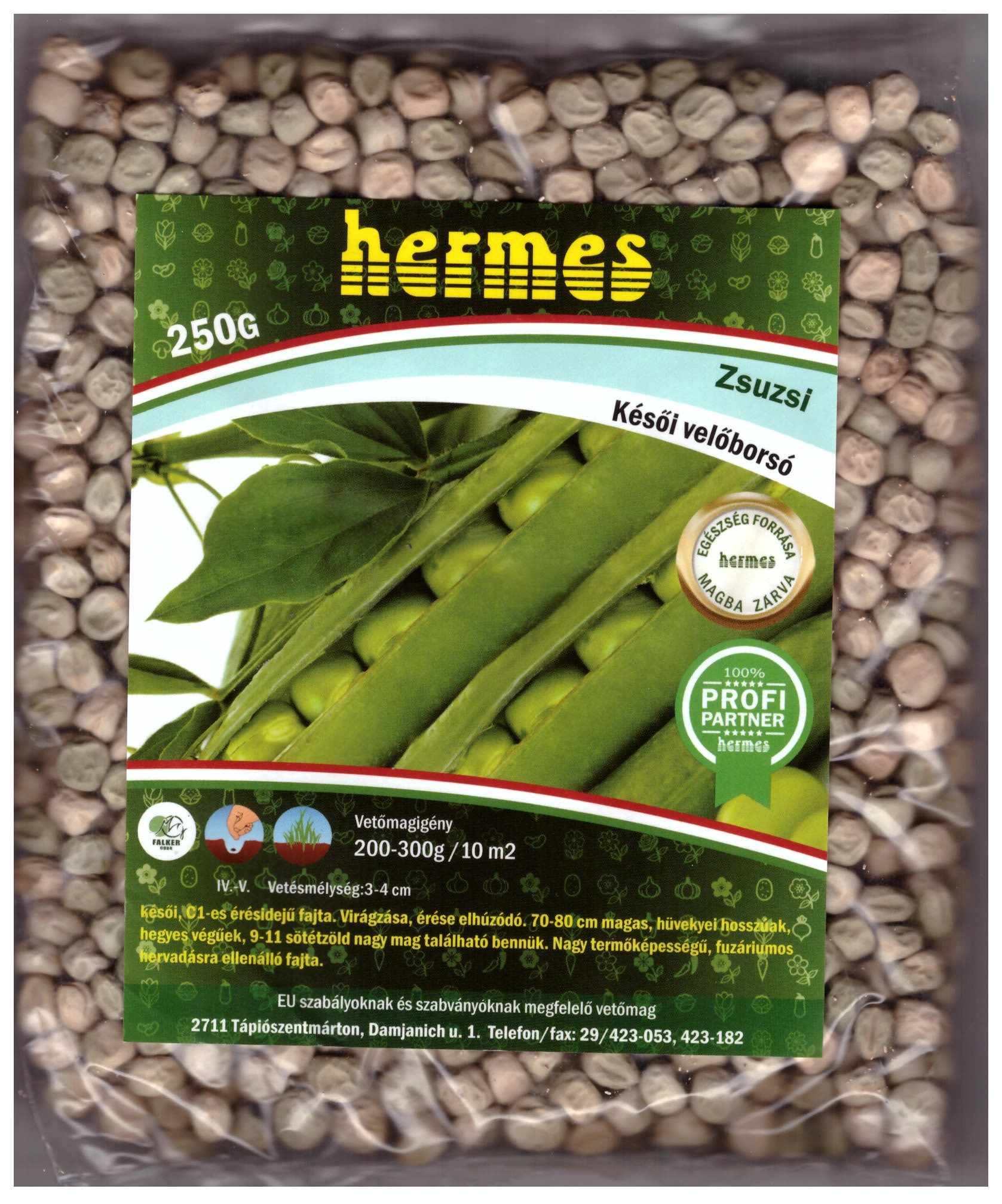 Hermes Zsuzsi Zöldborsó 250g